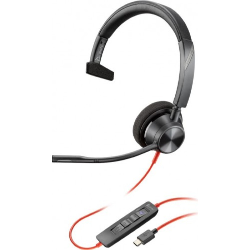 Poly Blackwire 3310 Mono USB-C/A Headset MS-Teams 8X216A