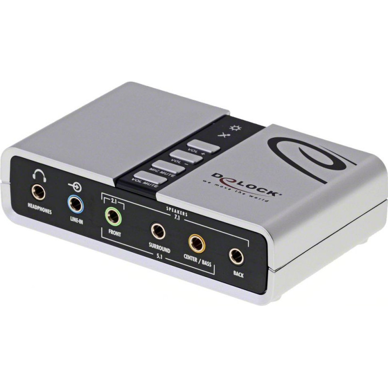 Delock USB Sound Box 7.1 sound card (61803)