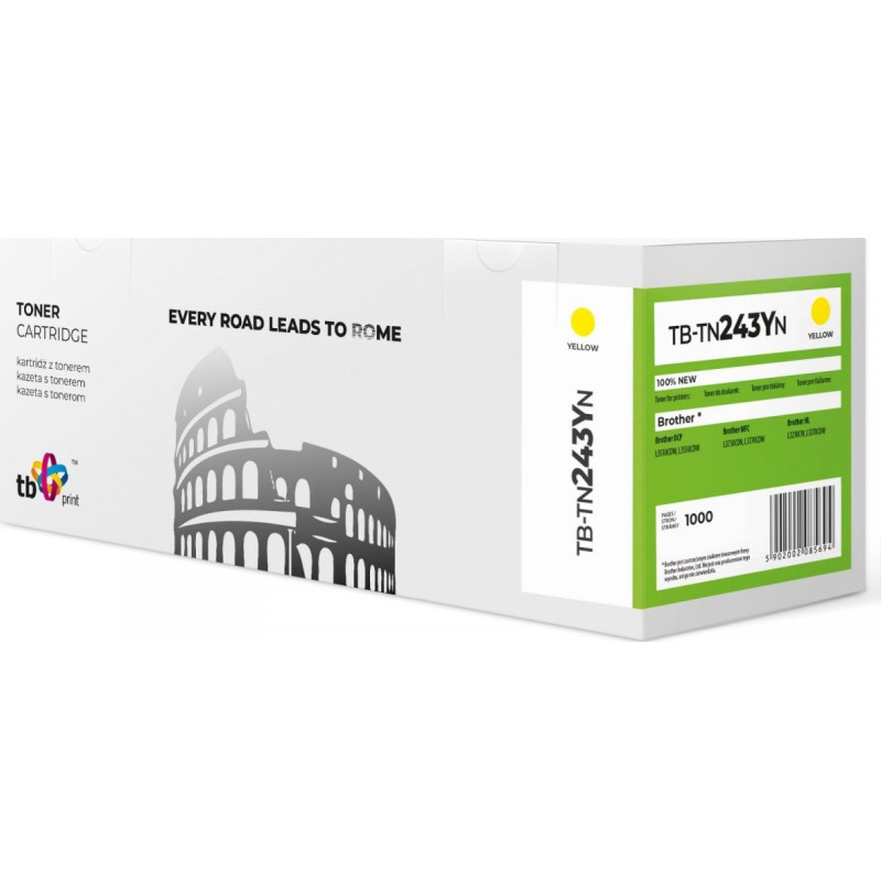 Tb Print Toner for Brother TB243 Y TB-TN243YN YE 100% new