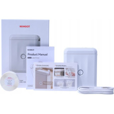 Niimbot Tiskárna štítků D110-M Smart label printer, bílá + role štítků 160 ks