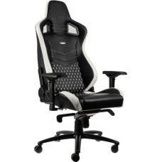 Noblechairs EPIC armchair in genuine leather - black/white/red (GAGC-034)