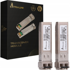 Extralink SFP SFP+ 10G 850NM MM 300M 2-PACK module