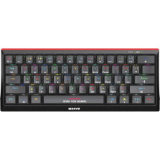 Marvo Hecate 61B keyboard, US keyboard, gaming, mechanical type wired (USB), black, RGB, blue switches