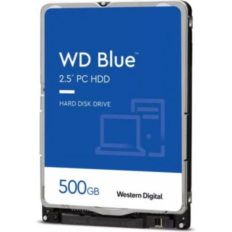 Western Digital HDD Blue 500GB 2,5 16MB SATAIII/5400rpm