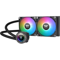 Thermaltake Water cooling TT TH240 ARGB Processor all-in-one liquid cooler 12 cm Black 1 piece.