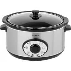 Lund 290W SLOW COOKER, 4.5L. WITH TIMER