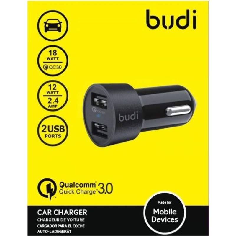 Budi Charger 2x USB-A 3 A (BD622Q)