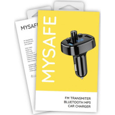 Mysafe FM TRANSMITTER CHARGER FMCAR BLACK