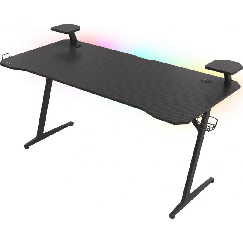 Genesis Holm 510 RGB Black desk 160 cmx75 cm