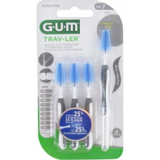 Sunstar GUM Trav-Ler tip, 2.6mm interdental brush, gray, 4 pieces