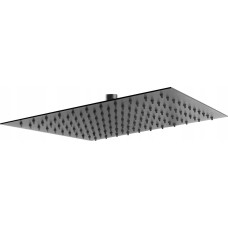 Ferro SLIM rainshower plate head square 30cm, black
