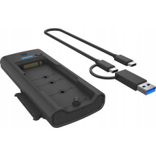 Icy Box Docking Station IB-180MS-C31 SSD Docking Station 1x 2.5'/3.5' & 1x M.2 PCIe NVMena USB 3.2 Gen 2 10 Gbit/s