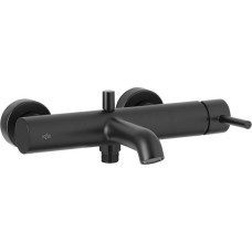 KFA BATTERY BATTERY MOZA Wall-mounted bathtub faucet, HORIZONTAL, BLACK