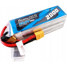 Gens Ace 2000mAh 22.8V 60C 6S1P High Voltage Lipo Battery with XT60 Plug Connector