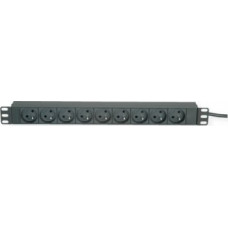 Roline PDU for cabinet, 9x socket, 45, 16A, UTE version, black, 2m