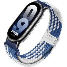 Forcell F-DESIGN FX5 smartband strap for XIAOMI Mi Band 8 white and blue