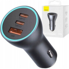 Baseus Golden Contactor 1x USB-A 2x USB-C 3 A charger (CGJP010013)