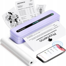 Phomemo Label Printer Portable Thermal Sticker Printer 300dpi A4 216/110/80/53 / M832 / Purple.