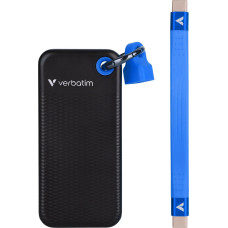 Verbatim Dysk zewnętrzny SSD Verbatim Pocket 1TB Czarno-niebieski (32191)
