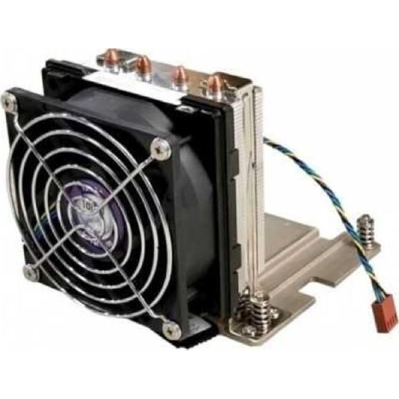 Lenovo 4F17A14488 computer cooling system Computer case Air cooler 4 cm Black, Metallic