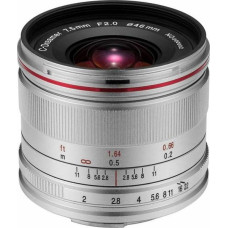 Venus Optics Laowa C-Dreamer Lightweight 7.5mm f/2.0 Lens for Micro 4/3 - Silver