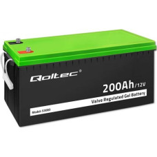 Qoltec Gel battery 12V, 200Ah