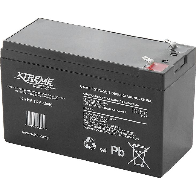 Xtreme 12V/7Ah battery (82-211#)
