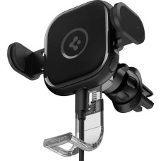 Spigen UTS12W ONETAP UNIVERSAL VENT CAR MOUNT WIRELESS CHARGER BLACK.