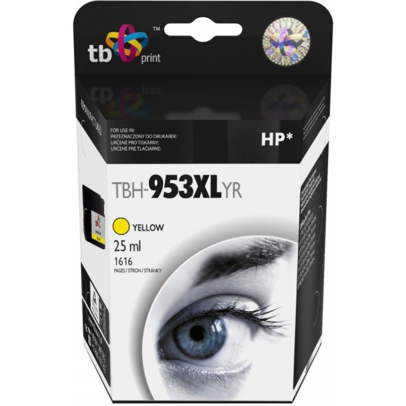 Tb Print TBH-953XLYR / F6U18AE Ink (Yellow)