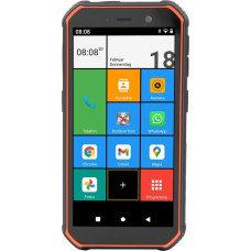 Olympia Trek 3/32GB Black and Orange Smartphone (2288)