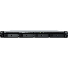 Synology NAS Synology RS822RP+; 1U RACK; 4x (3.5" SATA HDD/2.5" SATA SSD); AMD Ryzen V1500B; 2 GB DDR4 ECC SODIMM (max. 32GB), 4x 1GbE RJ-45