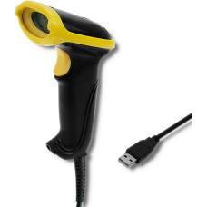 Qoltec LASEROWY CZYTNIK KODÓW 1D | 2D | USB | CZARNY