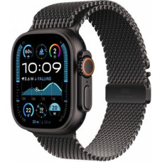 Apple Watch Ultra 2 GPS + Cellular 49 mm Black Titanium Case with Black Titanium Milanese Loop - M