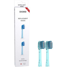 Noname Toothbrush tips Very Soft, wide - blue 2 pcs.