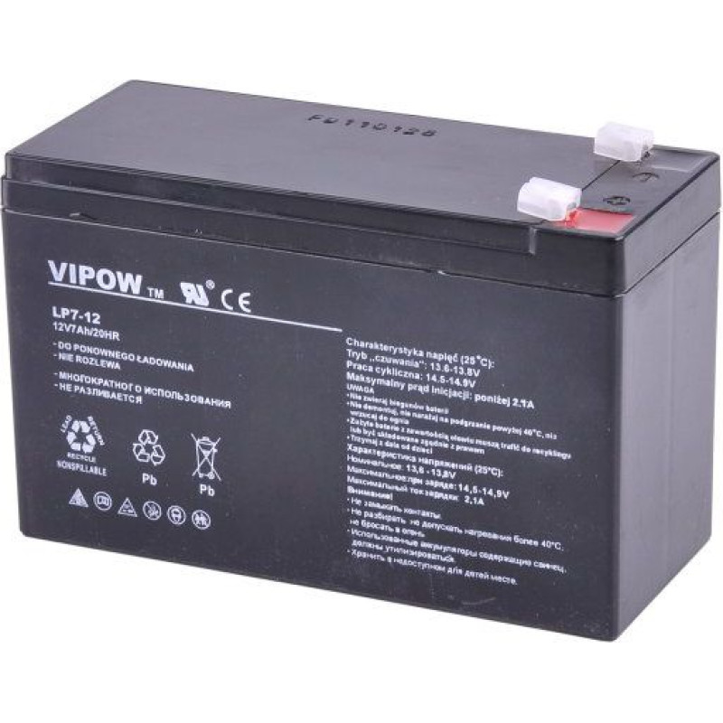 Vipow 12V/7Ah battery (BAT0211)