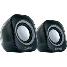 Schwaiger Speaker LS1000 013 portable speaker Portable stereo speaker Black 6 Watt.