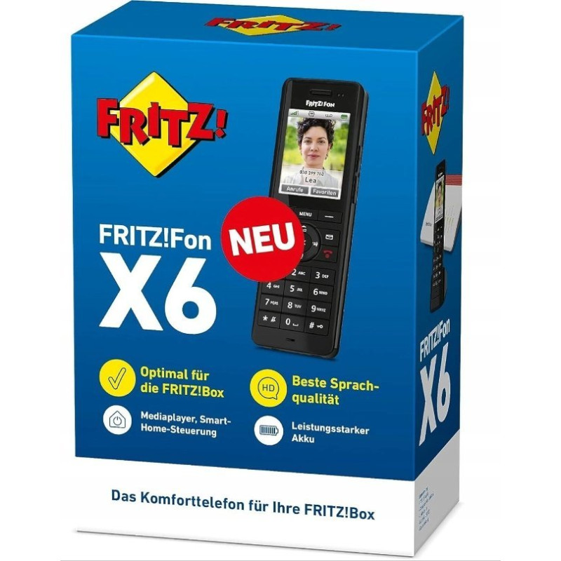 AVM FRITZ!Fon X6 schwarz smartphone