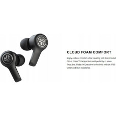 Jlab Audio JLab EBJBAIREXECRWHT82, Headphones, In-ear, Calls/Music, Black, Binaural, IP55