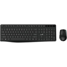 Genius Keyboard + mouse KM-8206S, CZ/SK keyboard set, classic, 2.4 [Ghz], wireless, black, no