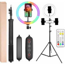 Aptel RGB LED ring light + Tripod + Remote control 210cm ZD67D