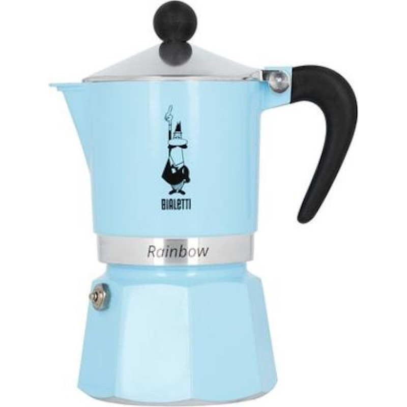 Bialetti RAINBOW 3 TZ (150 ML) Pale Blue Coffee Maker