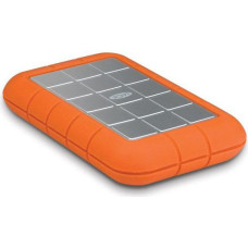 Lacie Rugged Mini 2TB Silver Orange External HDD (9000298)