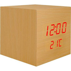 LTC Radio alarm clock LED cube clock with thermometer LX 04