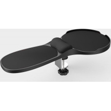 Q-Connect Armrest Pad , with mouse pad and wrist support, black