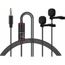 Ckmova LCM3D microphone - dual tie microphone for cameras and smartphones