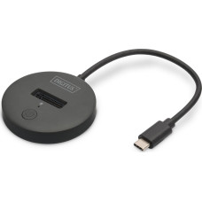 Digitus Docking station M.2 NVMe/SATA SSD docking station USB-C 3.2 Gen2 10Gbps max 4TB black