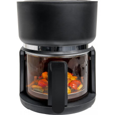 4Swiss ABB-G24 Pure Glass Black non-fat fryer.