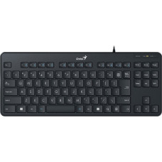 Genius Keyboard + mouse LuxeMate 110, CZ/SK keyboard, classic, silent type wired (USB), black, no