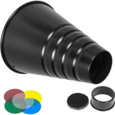 Glareone Studio lamp honeycomb snoot streamer canopy + 4 filters