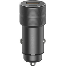 Energea Charger charge sam. 1xUSB+1xUSB-C PD-QC 3.0 38W gray/gunmetal Alu Drive PD20+.